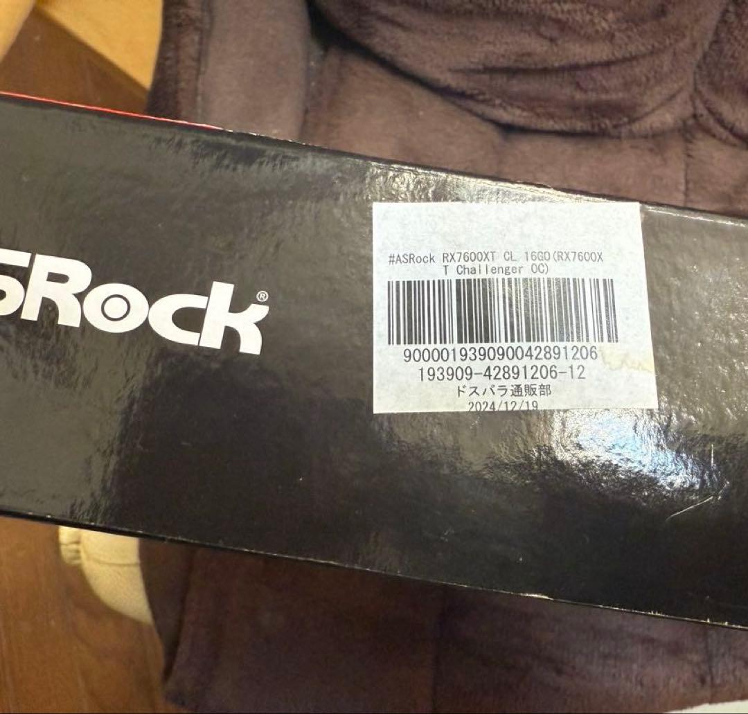 グラフィックボード・グラボ・ビデオカード ASRock RX 7600 XT Challenger 16GB