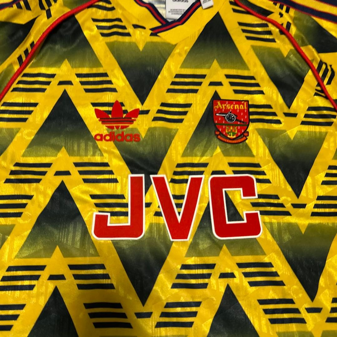 シウマイ様希少美品復刻アーセナル ９１〜９３シーズンアウェーサイズXL