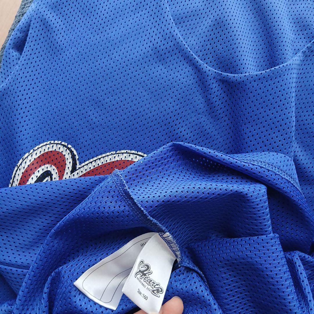 Heart バスケットボールユニフォーム 青