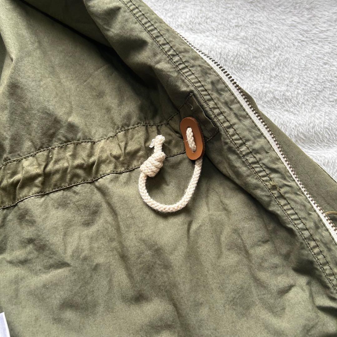 【古着】Barbour バブアー　フーデッドジャケット　Sサイズ　カーキ