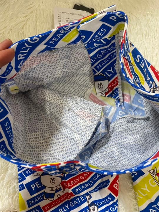 ※値下げ中パーリーゲイツLINE斜めロゴプリントドビーストレッチパンツサイズ00