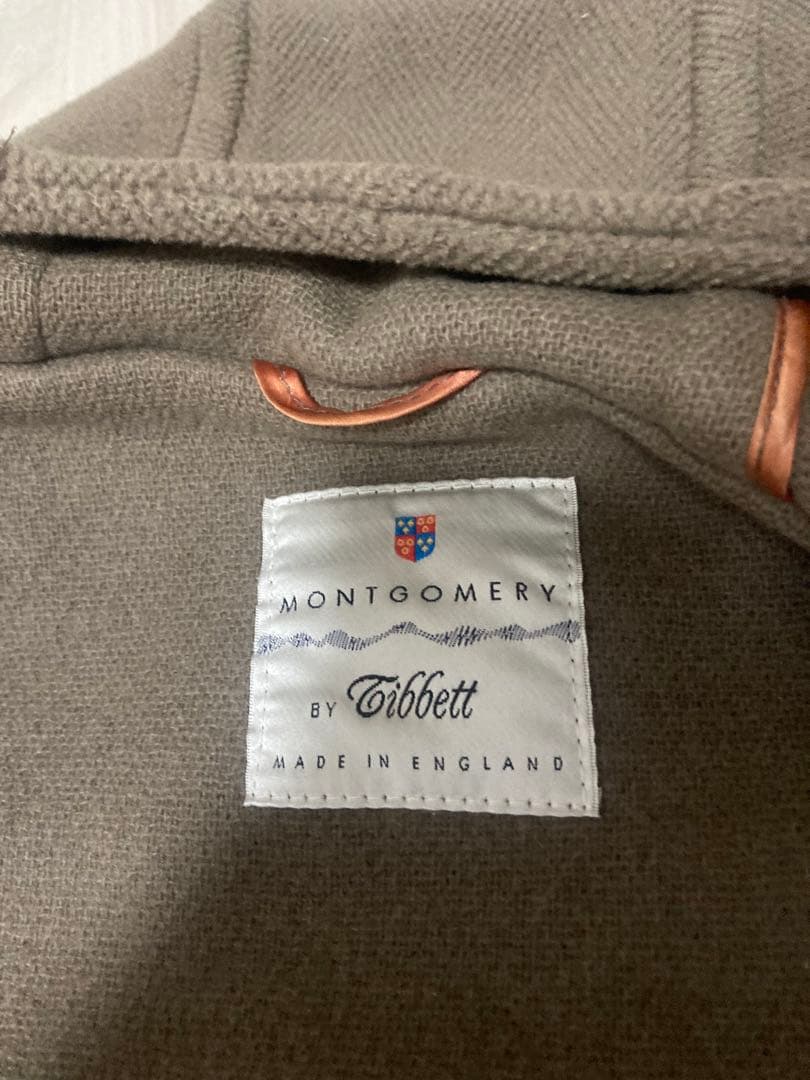 英国製　モンゴメリー　ダッフルコート　ムーアブルック ヘリンボーン　ブラウン