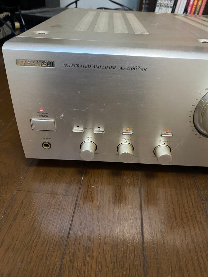 SANSUI アンプ　AU-α607MR ジャンク扱　サンスイ　通電再生確認済み