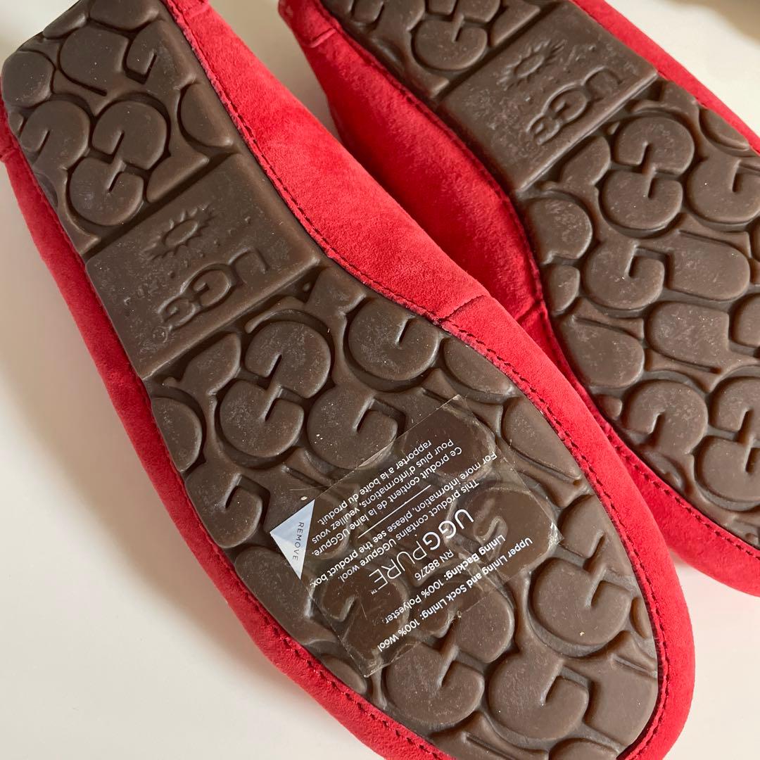 UGG W Ansley レッド モカシン