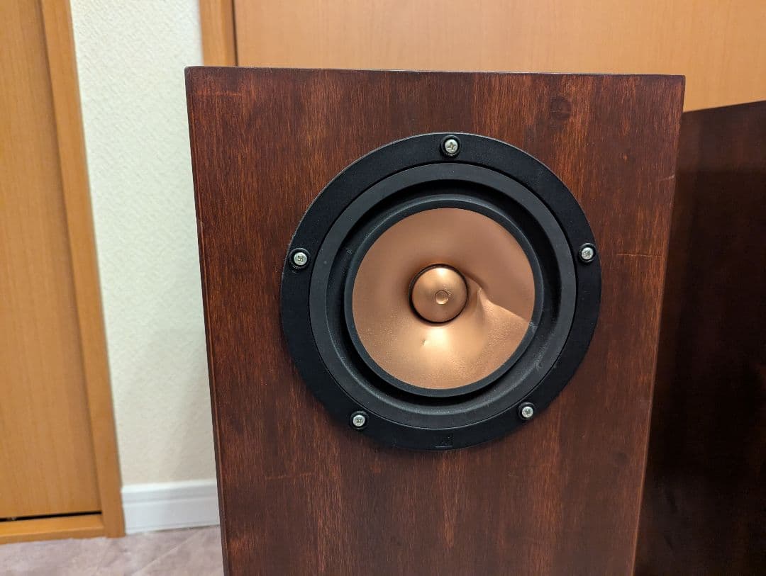【ひのき集成材】バスレフパッシブスピーカー マホガニー 約10万円