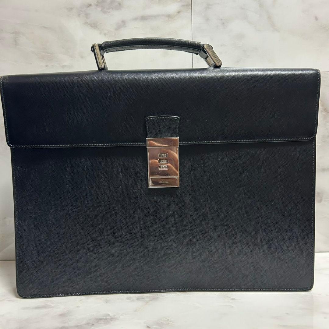 PRADA ビジネスバッグ ブラック 保存袋付き