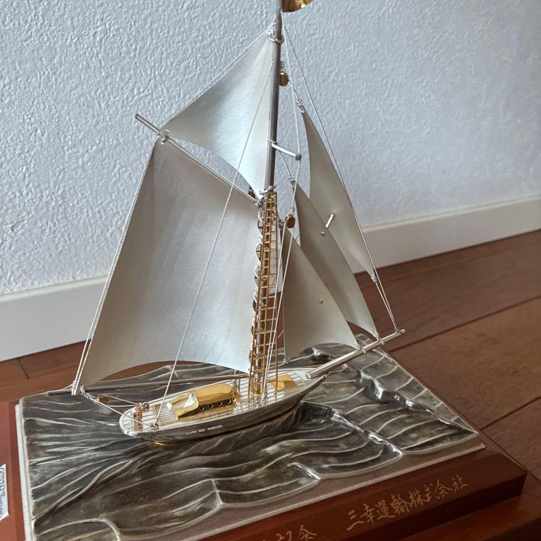 TAKEHIKO 武比古作 SILVER 985銀製ヨット 置物 シルバー製