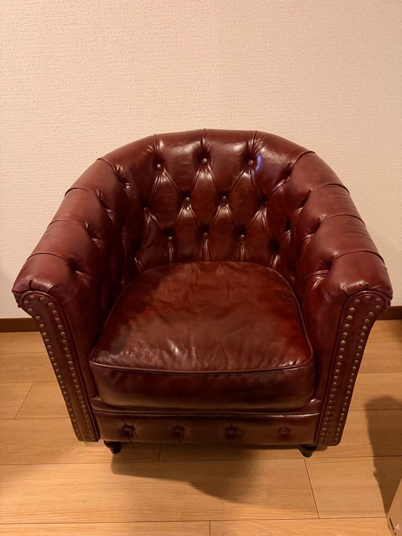 【美品】【送料無料】ヴィンセント　チェスターフィールド　茶