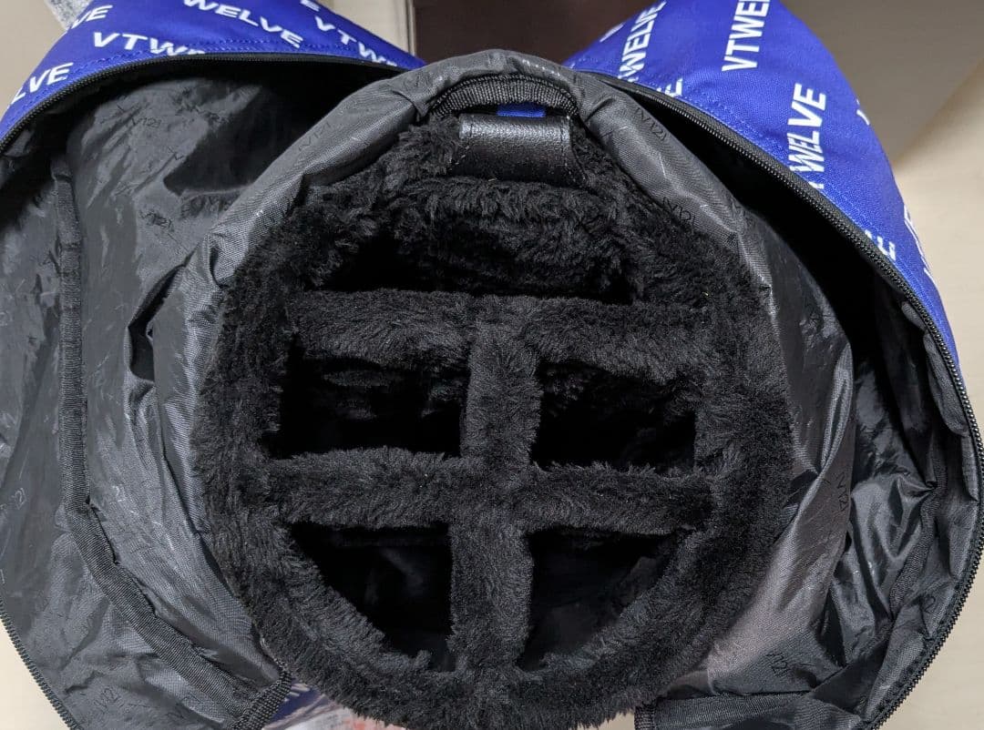 V12 自立キャディバッグ 8.5インチ ブルー