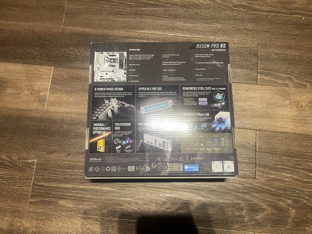 マザーボード ASRock B550M PRO RS