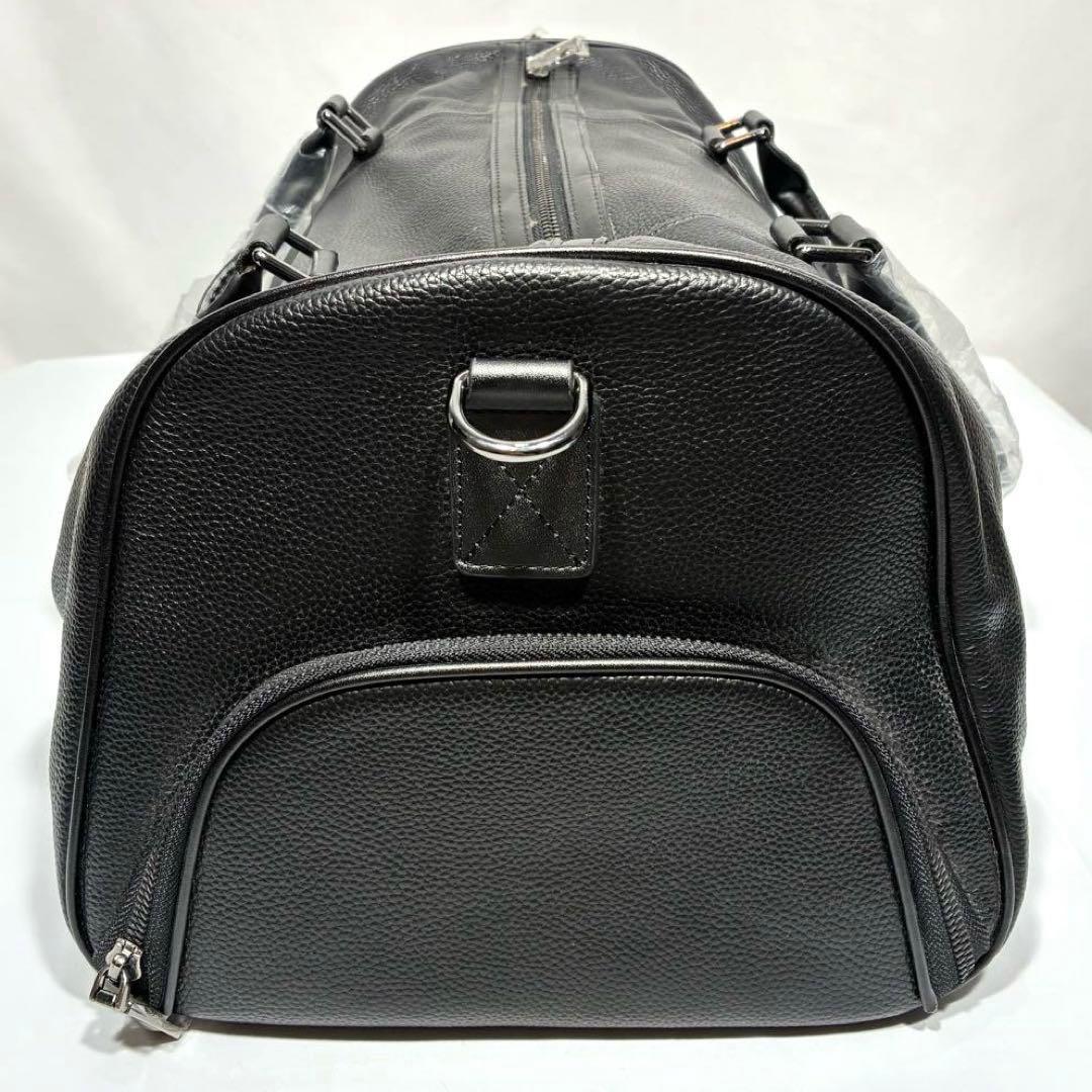 【新品タグ付】 BOSTANTEN 2way ゴルフバッグ シューズ収納 本革