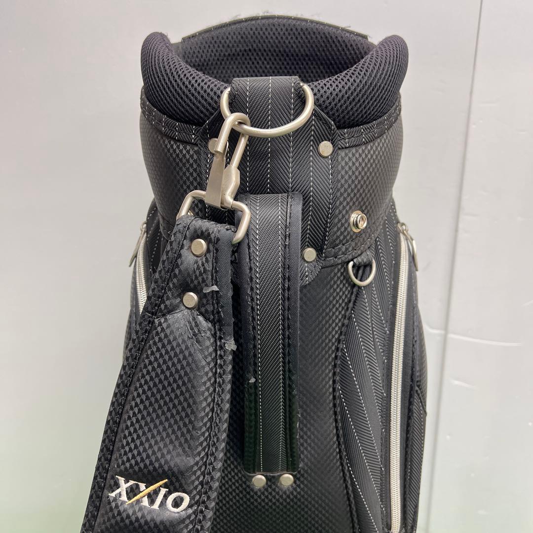 ゼクシオ　XXIO ブラック　メンズ　9インチ ゴルフバッグ　キャディバッグ