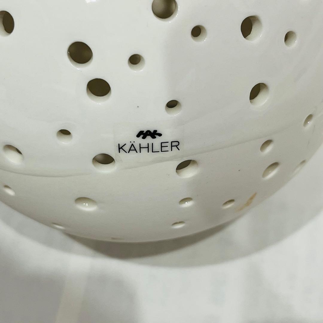 ケーラー ノビリ ボールキャンドルホルダー 12cm+14cmの2点セット