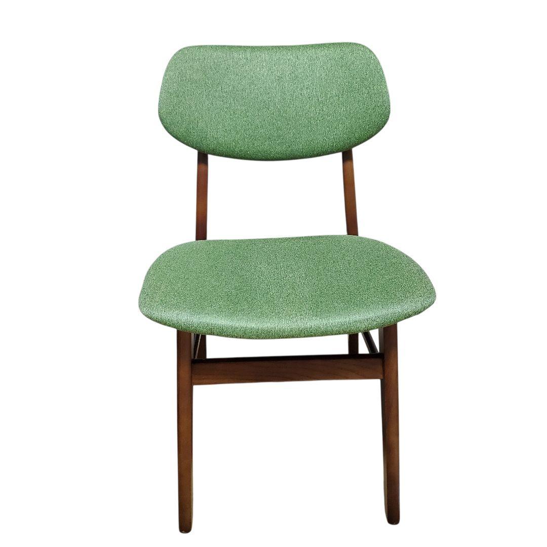 NOCE（ノーチェ） ダイニングチェア RY42 ウォールナット × グリーン