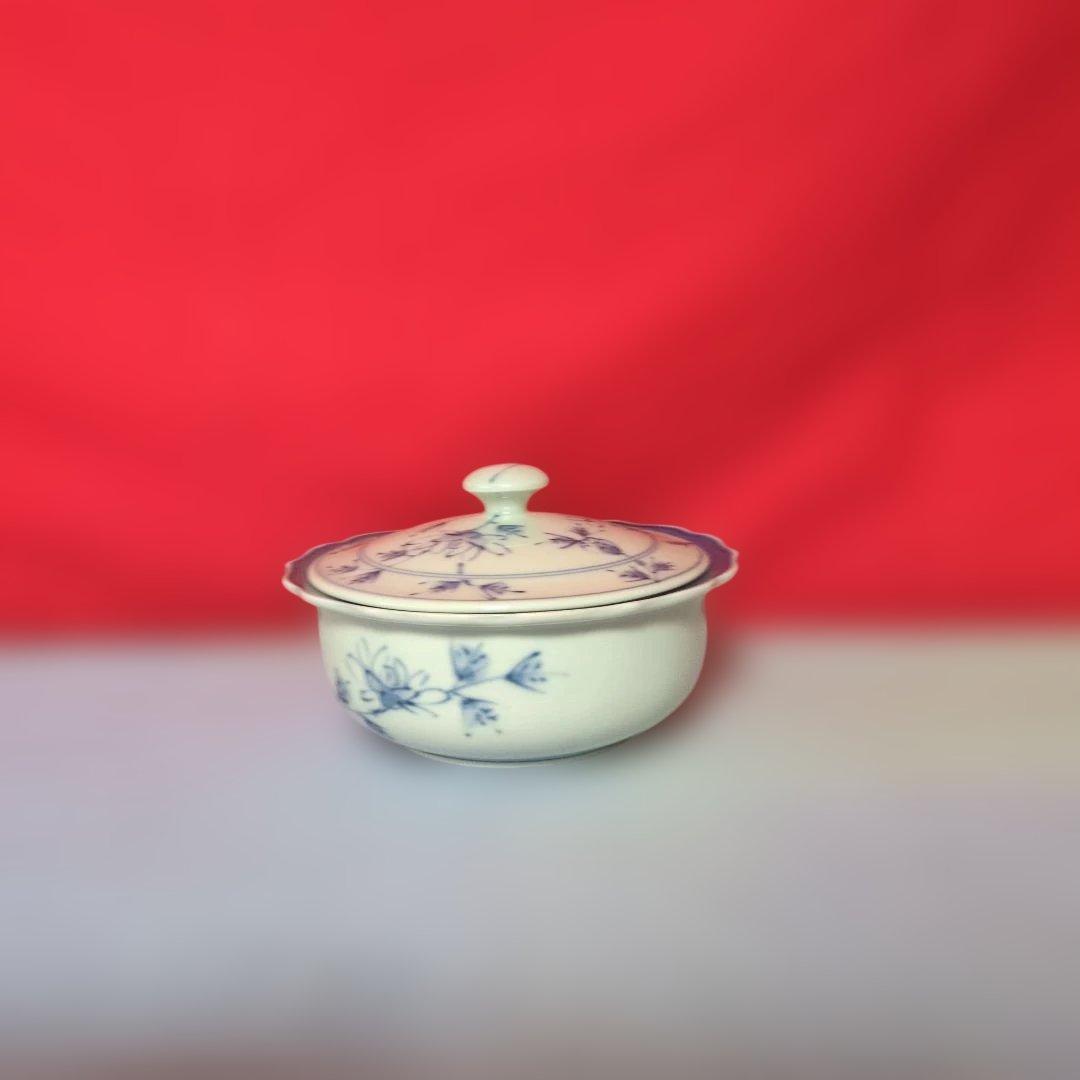 ★しん窯青花蓋物５客セットNO9