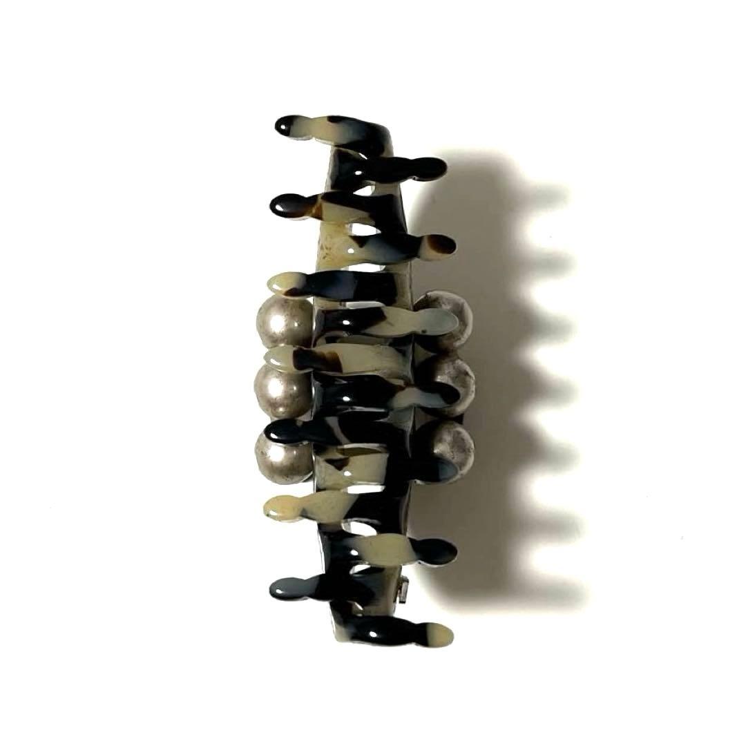 ♡新品♡アレクサンドル ドゥ パリ Sクリップ パール ベージュブラック