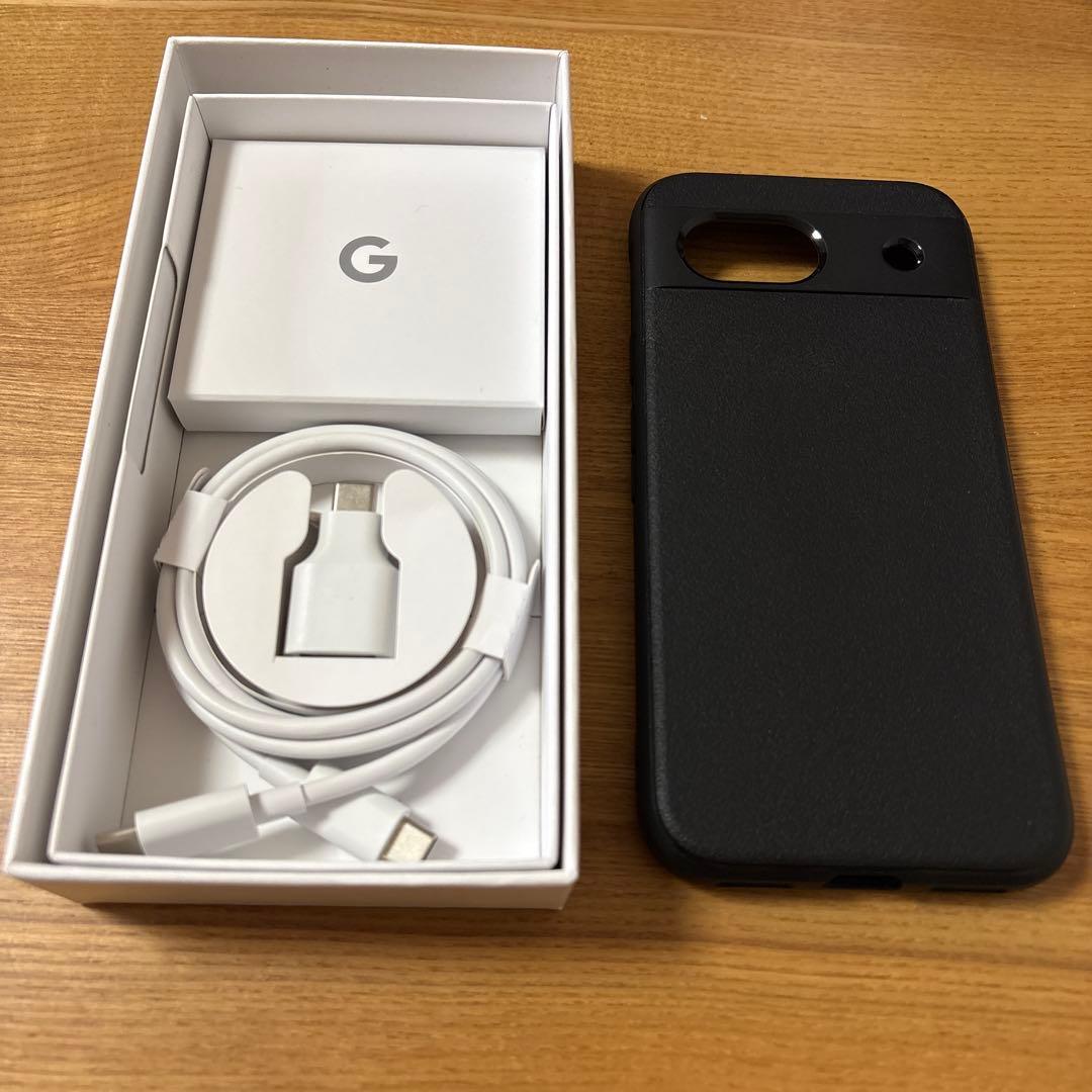 Google Pixel 8a ブラック 本体とケースなどの付属品