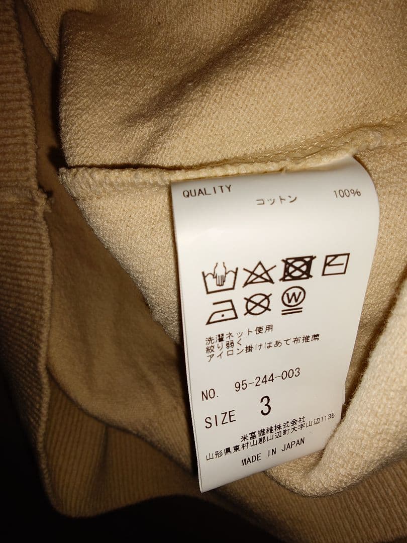 トップス Yonetomi WAVE COTTON KNIT PULLOVER BLACK