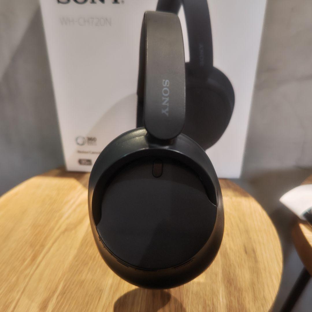 美品 SONY ワイヤレスヘッドホン WH-CH720N ブラック