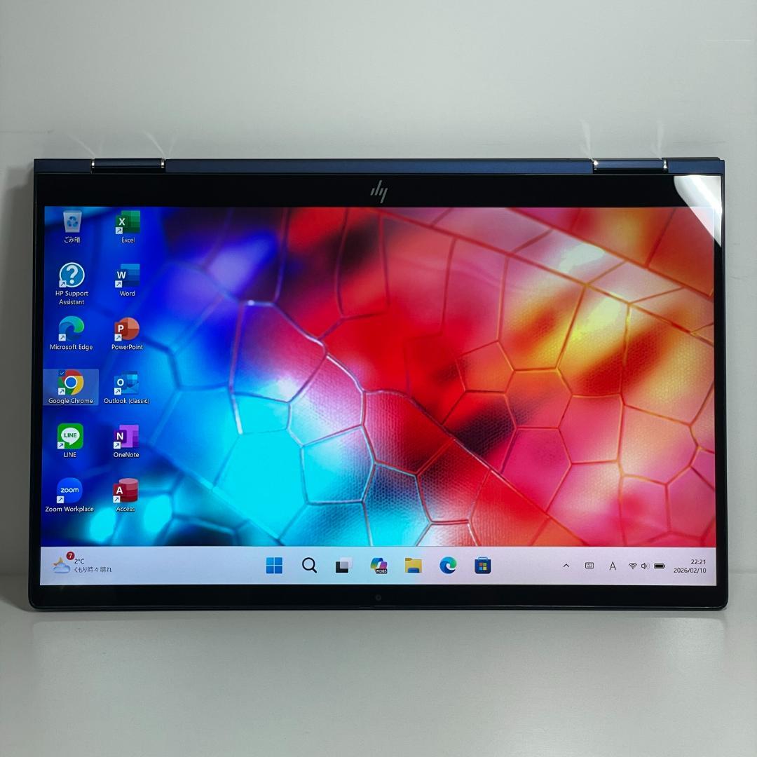 ★美品★HP Dragonfly 第8世代 ノートPC office2024