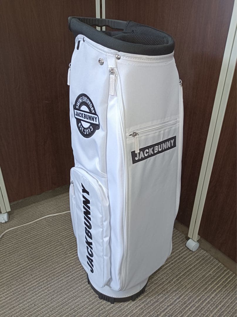 [F1882] 【未使用品】JACK BUNNY キャディバッグ※ボタン外れあり