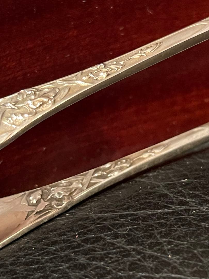 ピュイフォルカ　純銀製　950 トング　フランスアンティーク　スターリング