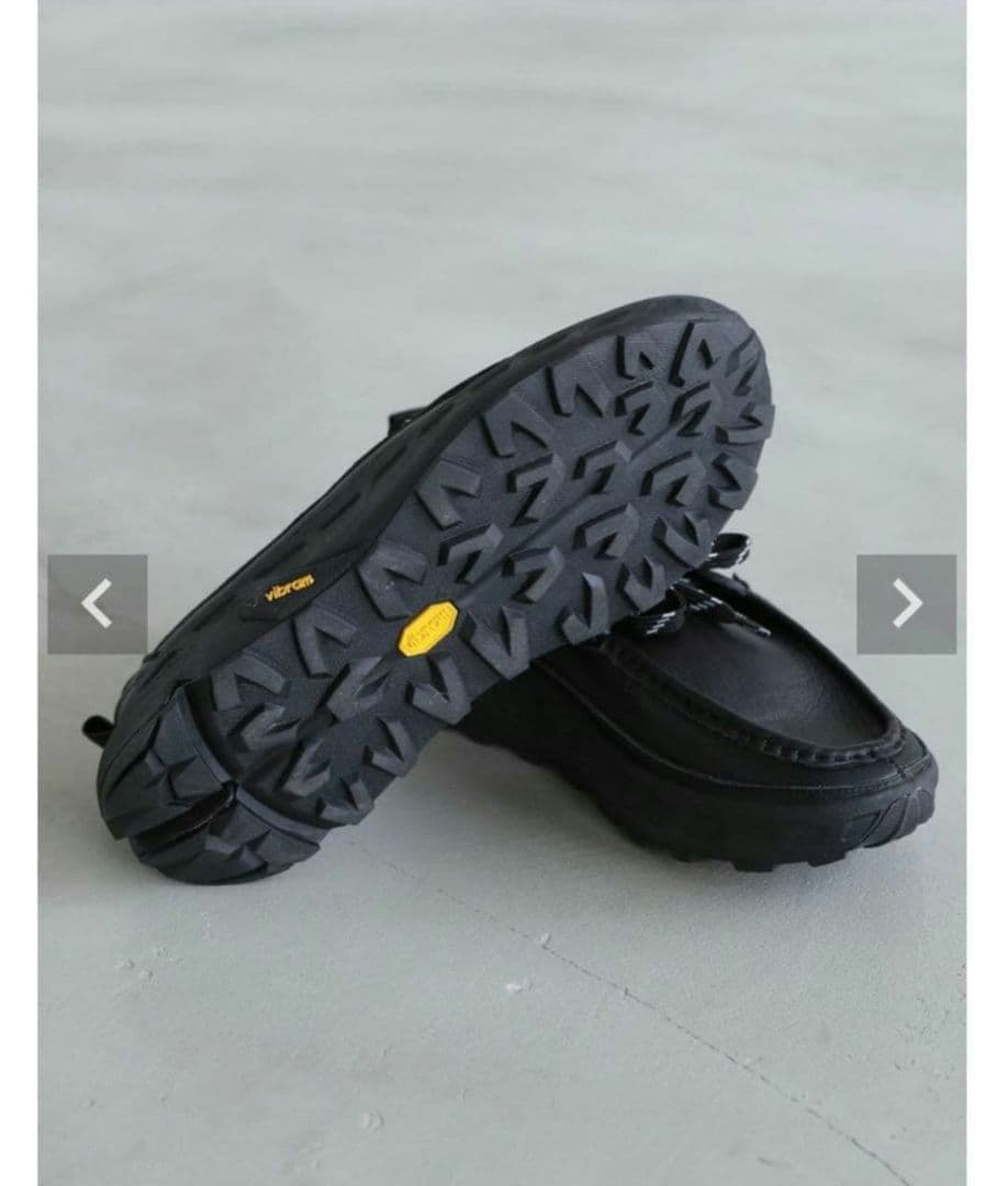 O*e様 ボリュームVIBRAMソールリアルレザーモカシンスニーカー　42