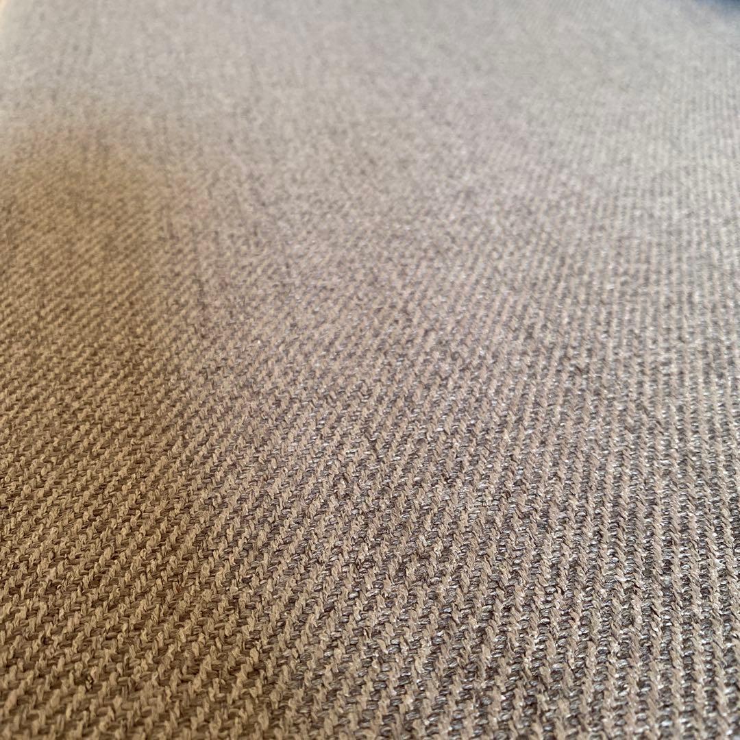 無印良品　［IDEE〕AO SOFA グレーの布製ソファ 2人掛け