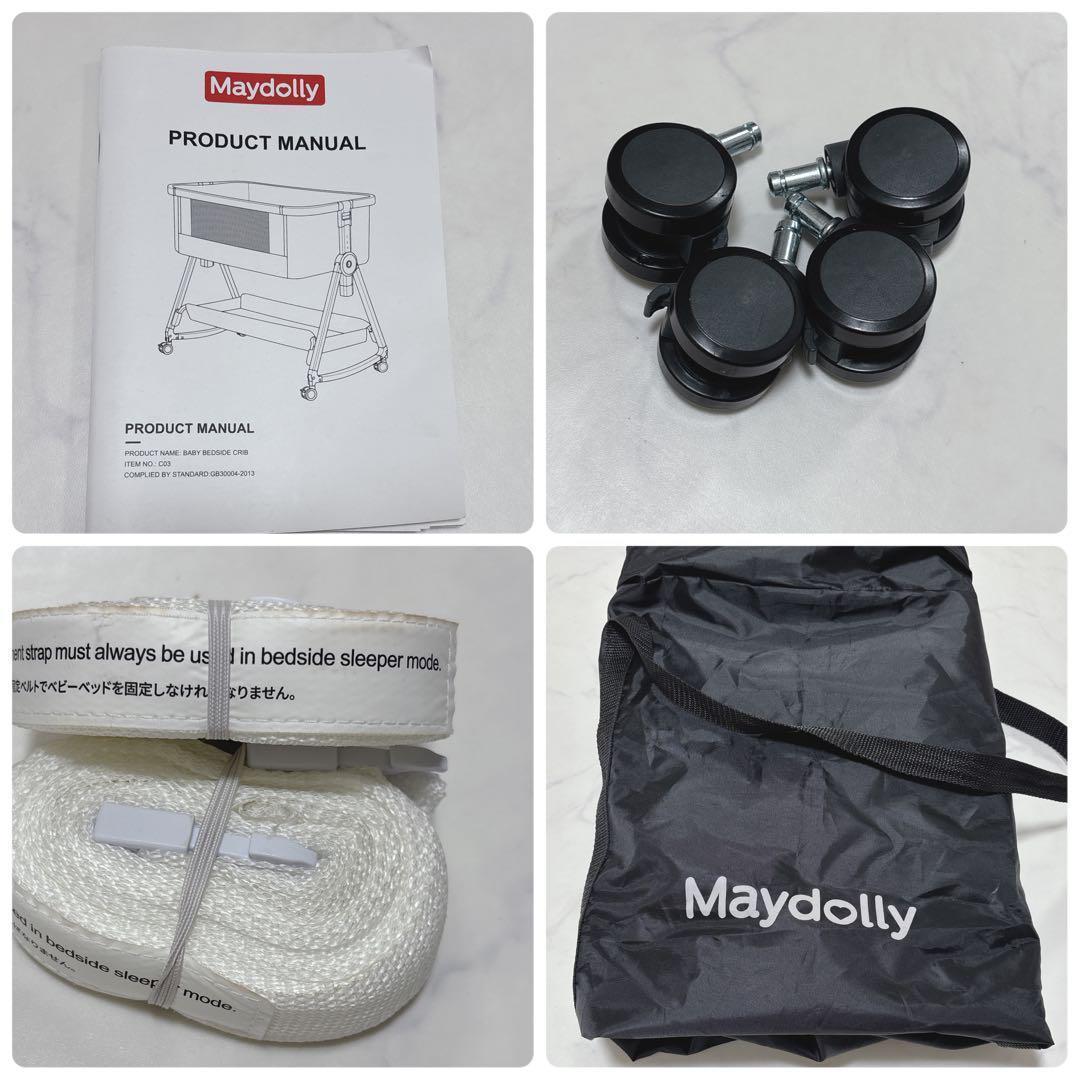 極美品 付属品完備 playkids Maydolly HZDMJ ベビーベッド