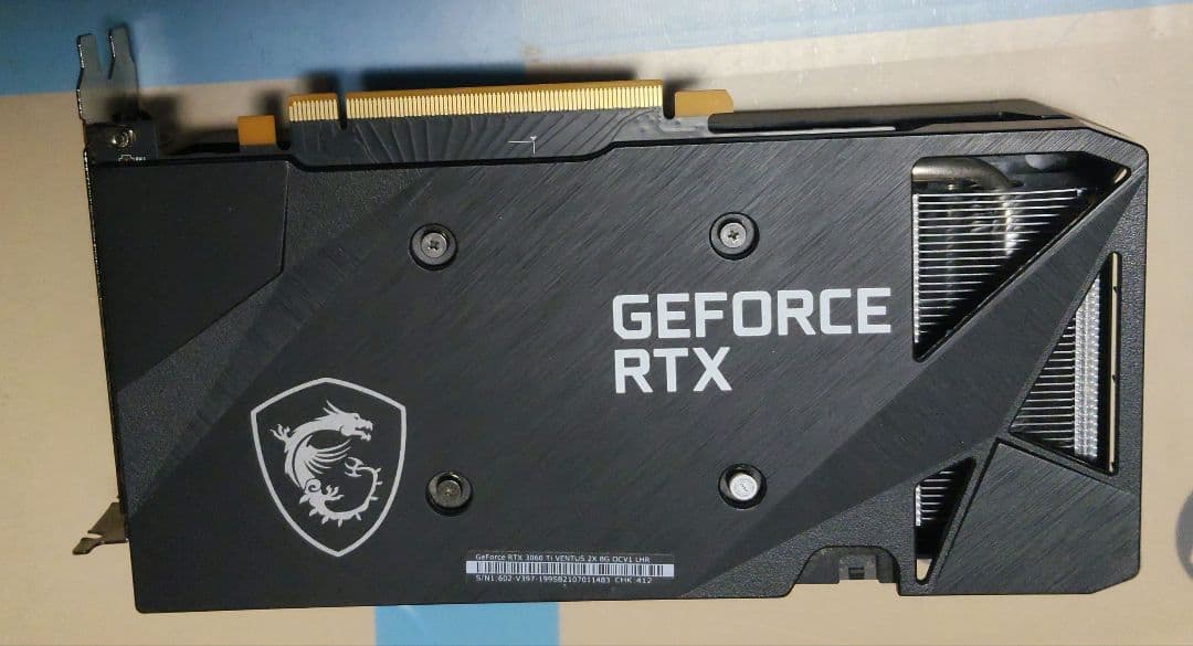 グラフィックボード・グラボ・ビデオカード MSI gtx3060ti ventus 2x 8gb LHR