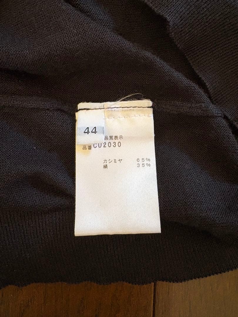 クルチアーシルク カシミア ニット ブラック サイズ44 Cruciani