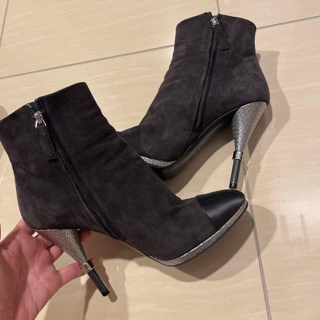 ちゃんみー　シャネル　CHANEL ショートブーツ　38.5