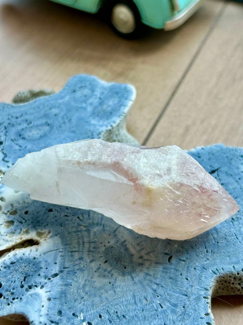 ピンクドリームシルクレムリアン　ブラジル産　 天然石　置物