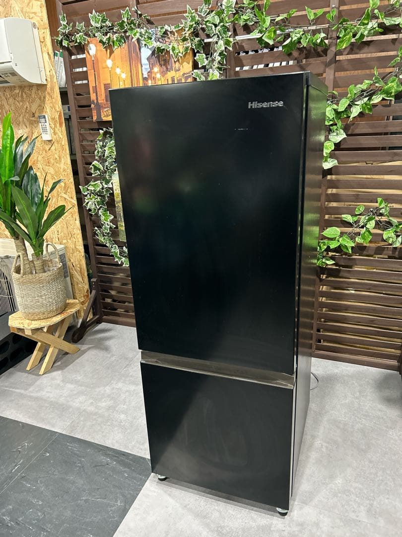 美品　Hisense 2ドア　冷蔵庫　162Ｌ　新潟　シングル　冷凍庫　一人暮