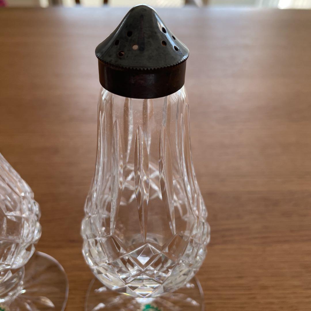 ウォーターフォード リスモア 脚付きソルト＆ペッパーシェイカーセット