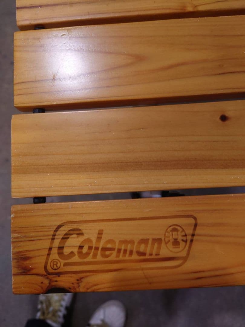 コールマン　テーブル　ナチュラルウッドロールテーブル110