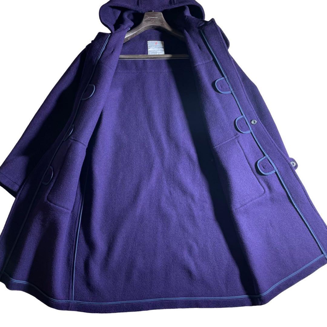 極美品　希少色　モンゴメリー　ダッフルコート　マラリウス社製ヘリンボーン　XL