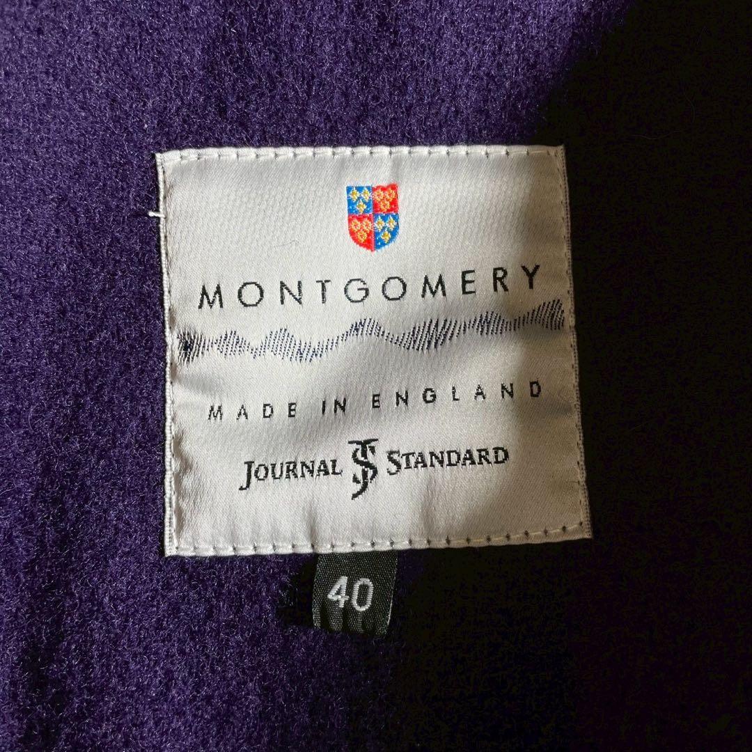 極美品　希少色　モンゴメリー　ダッフルコート　マラリウス社製ヘリンボーン　XL