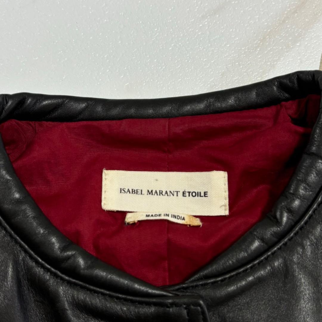 ISABEL MARANT ETOILE　レザージャケット　本革　ブラック