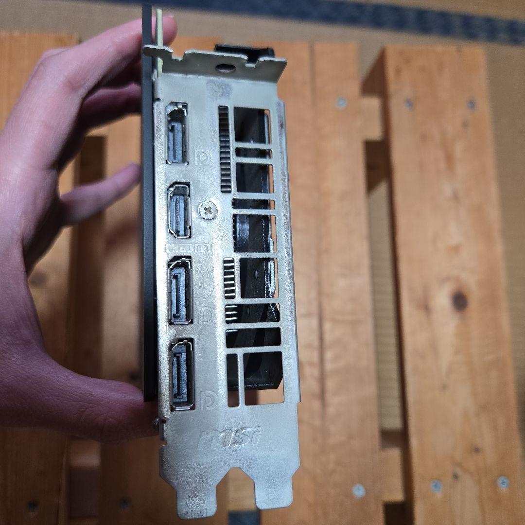 【中古品】MSI GeForce RTX2070 Ventus 8G 2x