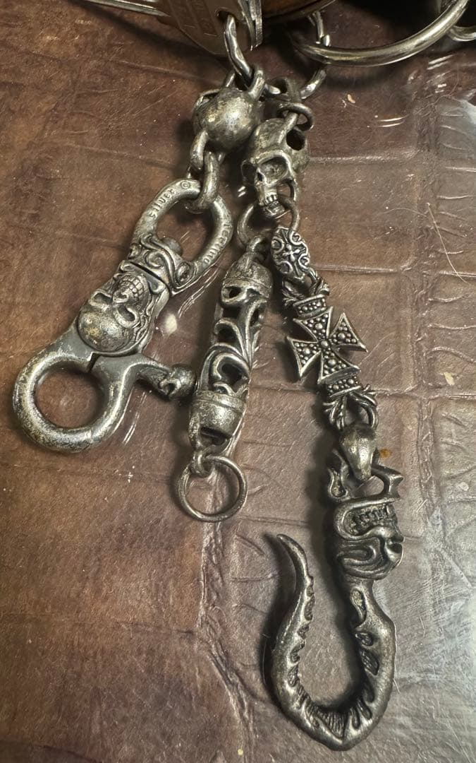 スカル　 キーホルダー シルバー 925