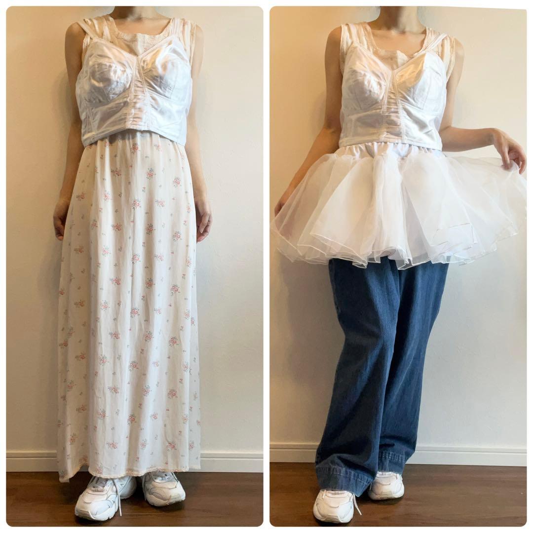 フランスアンティーク ブラトップビスチェ