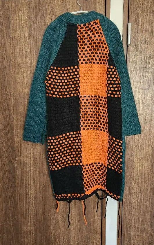 美品MM6ニットロングカーディガン