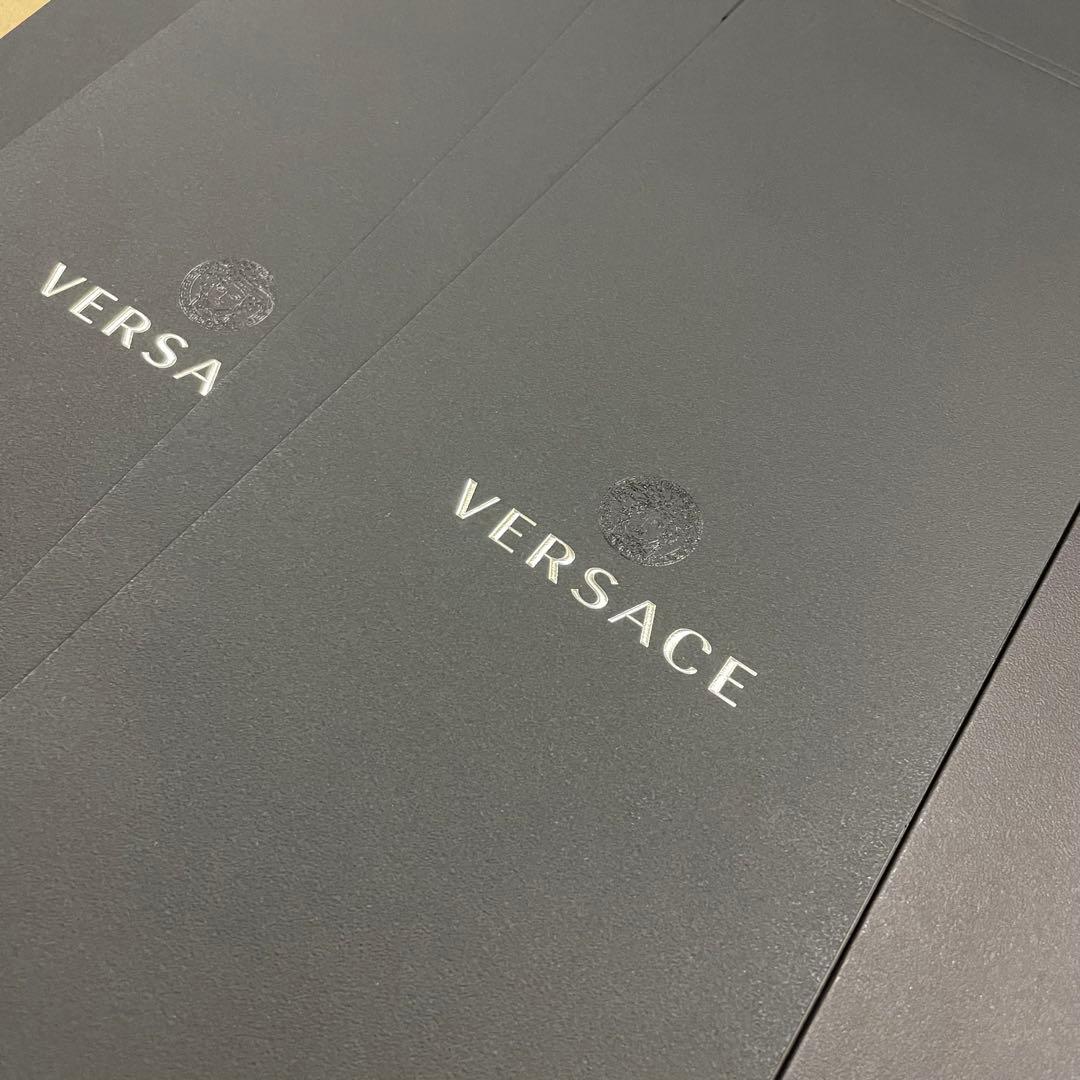 新品‼️VERSACE ブラック　ショップ袋 5セット　ネクタイケース　紙袋