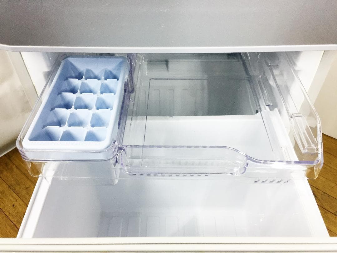 送料無料★◆中古★三菱 ラウンドカット 2ドア冷蔵庫 MR-P15T