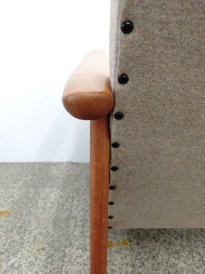 カリモク60 + カリモク Kチェア 1シーター フラノベージュ