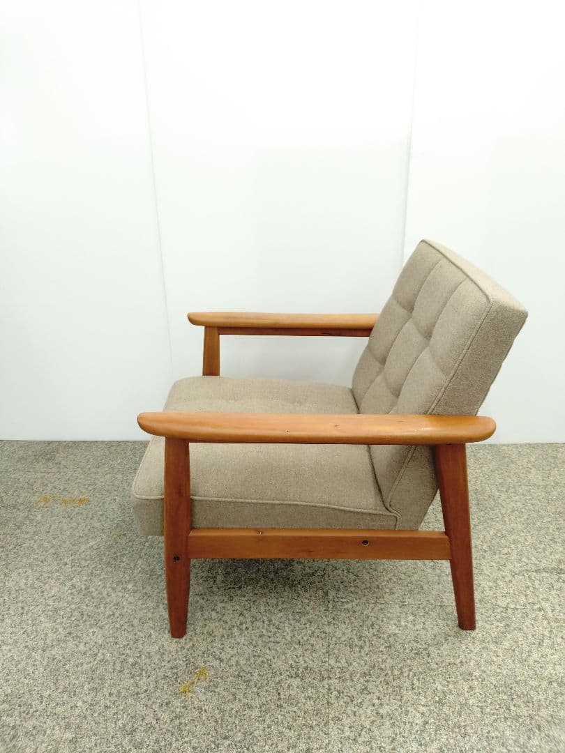 カリモク60 + カリモク Kチェア 1シーター フラノベージュ