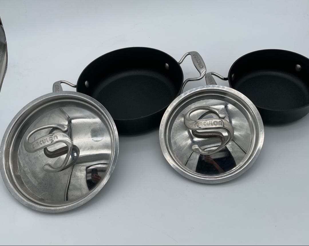 マイヤー　サーキュロン浅両手鍋　17cm 20cm 24cm 3点セット　②