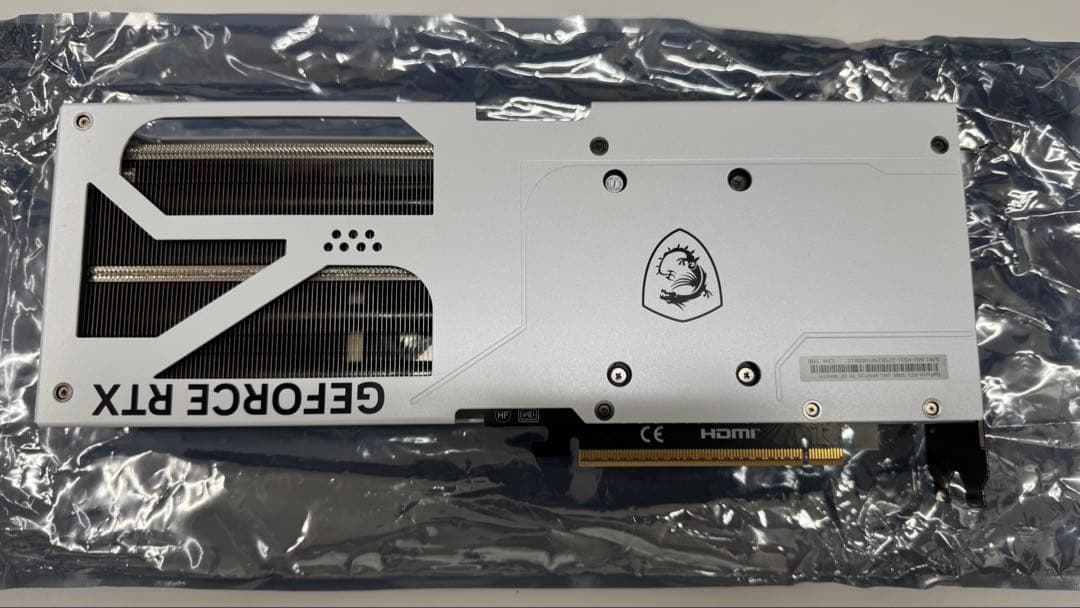 GeForce RTX5080 MSI VENTUS 3X 白色 中古 保証書無