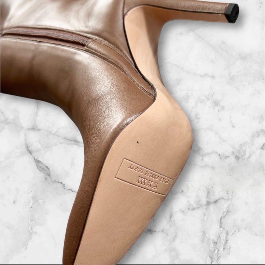 未使用❤️セブントゥエルブサーティー　レザー美脚ロングブーツニコちゃんさま